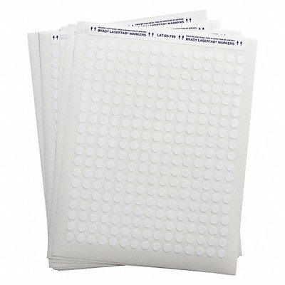 BRADY LAT6079925 Label White Nylon White PK9