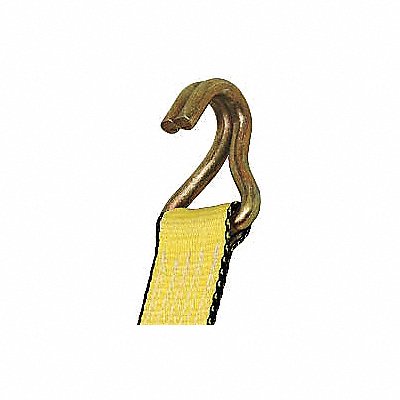 LIFT-ALL TE60513X20 Tie Down Strap Wire-Hook Yellow