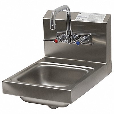 ADVANCE TABCO 7PS23 Hand Sink Square 9 x9 x5