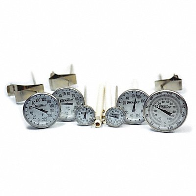 THERMCO ACCG110C Dial Pocket Thermometer Stainless Steel