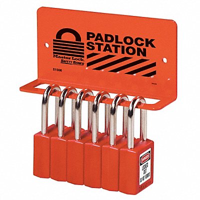 MASTER LOCK S1506 Padlock Station Unfilled 4 Components