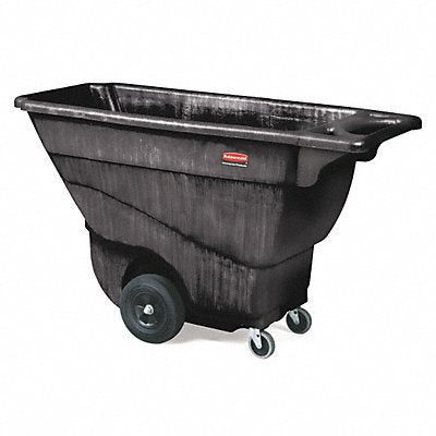 RUBBERMAID COMMERCIAL PRODUCTS FG9T1400BLA Tilt Truck Standard 1/2 cu yd. 850 lb.