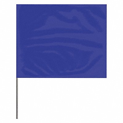 PRESCO PRODUCTS CO 4536B200 Marking Flag Blue Blank PVC PK100