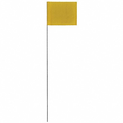 PRESCO PRODUCTS CO 4530Y200 Marking Flag Yellow Blank PVC PK100