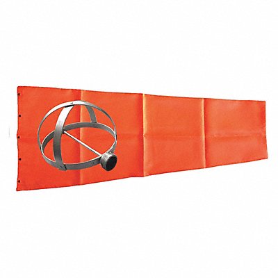 GRAINGER 3LWE5 Windsock Kit Orange 18 In.