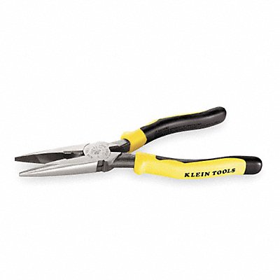 KLEIN TOOLS J2038N Long Nose Plier 8-9/16 L Serrated