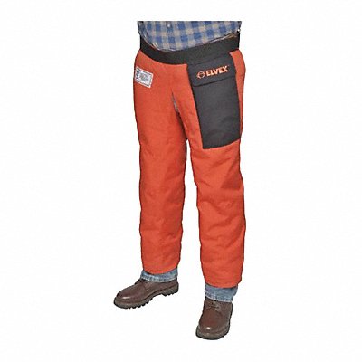 ELVEX WELJE91236 E6869 Chain Saw Chaps Orange 36 in L