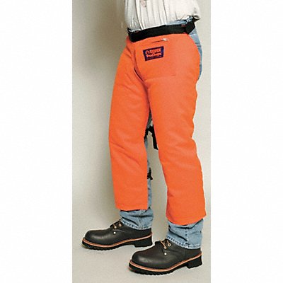 ELVEX WELJE94233 K7368 Chain Saw Chaps 33 in L Orange