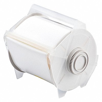 BRADY 76614 F0287 Tape White 100 ft L 4 in W