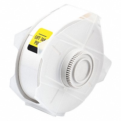 BRADY 76617 Tape White 100 ft L 1-1/8 in W