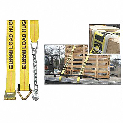 LIFT-ALL 61208 W Strap D-Ring Yellow