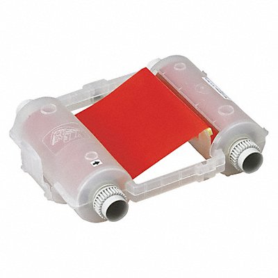 BRADY 76743 D9031 Ribbon Cartridge Red 4-1/8 W 200 ft L