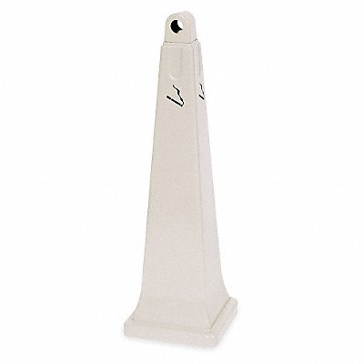 RUBBERMAID COMMERCIAL PRODUCTS FG257088BEIG Cigarette Receptacle 1 gal Tan