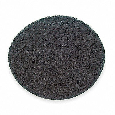 ABILITY ONE 7910010000000 Stripping Pad 18 in Dia Black PK10