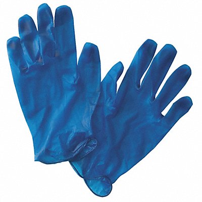 GRAINGER 3NEX7 Disposable Gloves Vinyl XL PK100