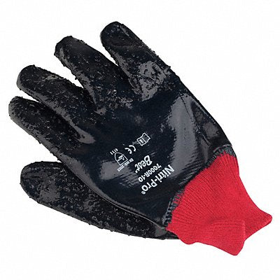 SHOWA 7000R10 Coated Gloves Black/Red 10 PR