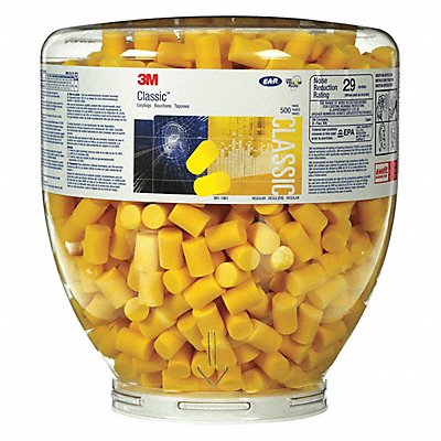 3M 3NHK945JW40 Ear Plug Dispensing System Yellow 29dB