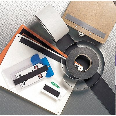 MASTER MAGNETICS ZG05ACX50 Magnetic Strip 50 ft L 1/4 In W