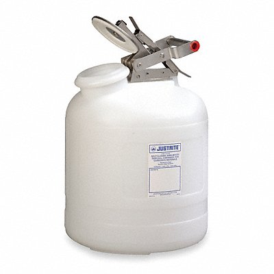 JUSTRITE 12260 Safety Disposal Can 2-1/2 gal Corrosives