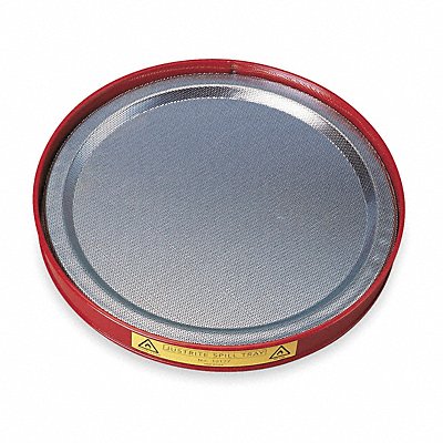 JUSTRITE 10177 Spill Tray 1-1/4 H Red 0.25 gal.