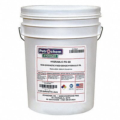 PETROCHEM FOODSAFEHYDRAULICFG68005 Food Grade SemiSyn Hydraulic Oil ISO 68