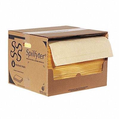 SPILFYTER S270 Absorbent Pad Chem/Hazmat Yellow PK200