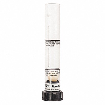 MSA 487995 Flow Check Meter Black/Clear