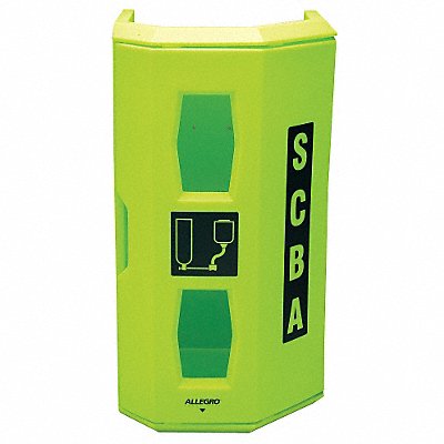 ALLEGRO 4150 SCBA Wall Case Polyethylene Green