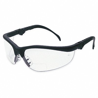 MCR SAFETY 8DRJ9 D7978 Bifocal Safety Read Glasses +2.50 Clear