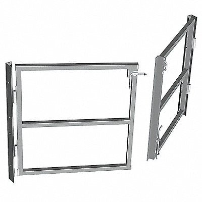PORTA-KING PKSWGATE6 Swing Gate 42 inx76 in Grey