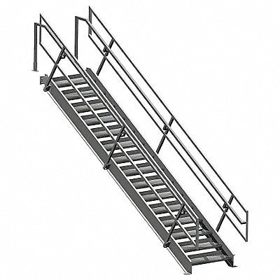 PORTA-KING PKSTR9 Mezz Stair Unit 144 x 117 11/16 x45 in