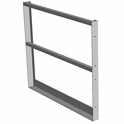 PORTA-KING PKGRRAIL4 Guard Rail 48 in Polyurne Acrylic Enamel