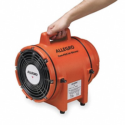 ALLEGRO 9538 Confined Space Fan Orange 12 W