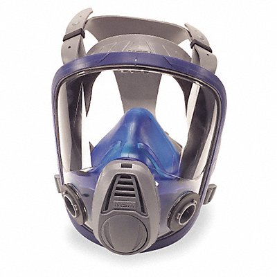 MSA 10031309 Full Face Respirator M Blue Grey