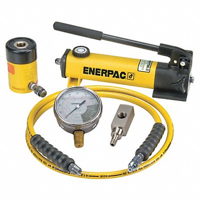 ENERPAC SCH121H Hollow Hydraulic Ram and Pump Set