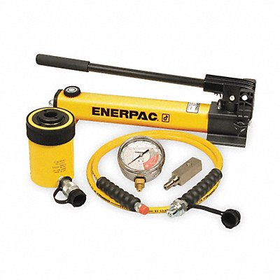 ENERPAC SCH202H Hollow Hydraulic Ram and Pump Set