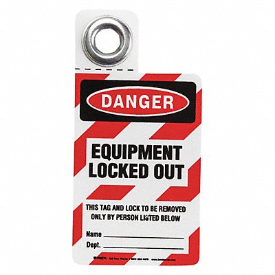 BRADY 105722 Padlock Tag Each