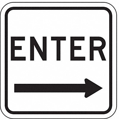 LYLE LR764R18HA Enter Sign For Parking Lots 18 x 18
