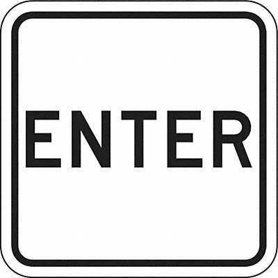 LYLE LR764A18HA Enter Sign For Parking Lots 18 x 18