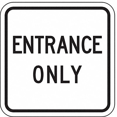 LYLE LR764C18HA Entrance Only Parking Sign 18 x 18