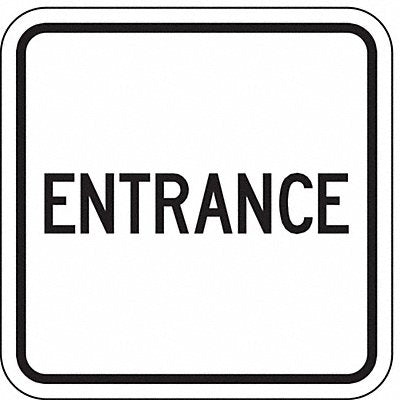 LYLE LR764B18HA Entrance Parking Sign 18 x 18