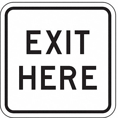 LYLE LR76618HA Exit Sign For Parking Lots 18 x 18