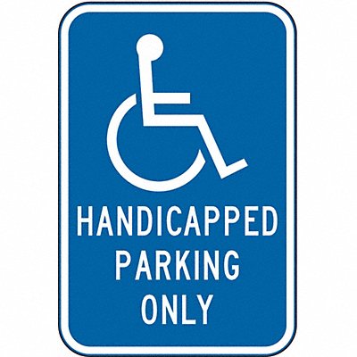 LYLE HC01812HA Handicapped Parking Only Sign 18 x 12