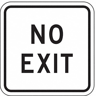 LYLE FA02218DA No Exit Sign For Parking Lots 18 x 18