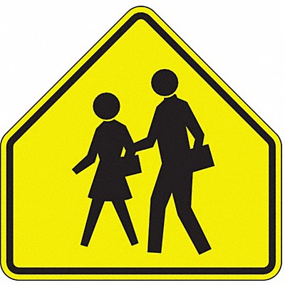 LYLE S1130SYGA School Crossing Traffic Sign 30 x 30