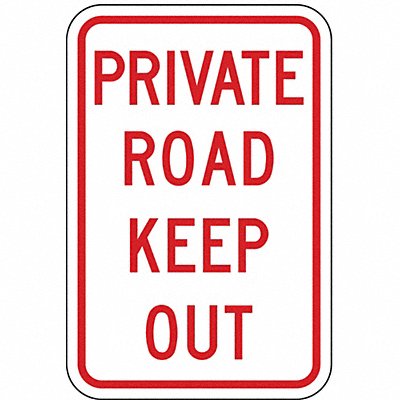 LYLE PPR01212HA Private Road Traffic Sign 18 x 12