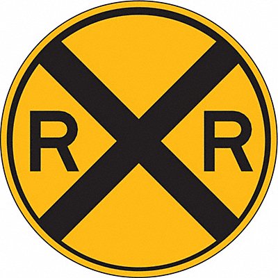 LYLE W10112HA D9728 RXR Traffic Sign 12 Dia
