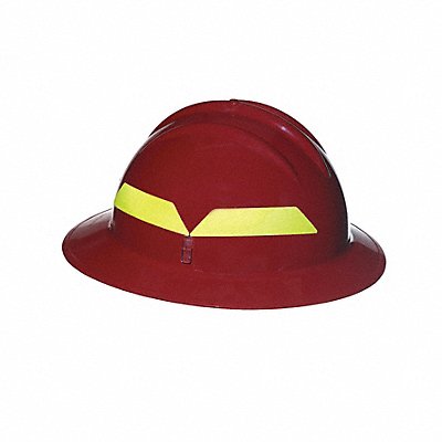 BULLARD FHRDR Fire Helmet Red Full-Brim