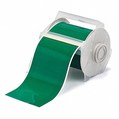 BRADY 113123 F0283 Tape Green 100 ft L 4 in W