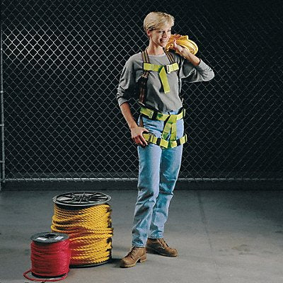 HONEYWELL MILLER E570SMRN Full Body Harness S/M 400lb Black/Green